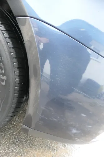 VW Golf 5 1K V Stoßstange vorne Frontoßstange Stoßfänger blau grau LC5F (178484)