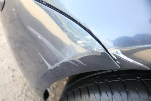 VW Golf 5 1K V Stoßstange vorne Frontoßstange Stoßfänger blau grau LC5F (178484)