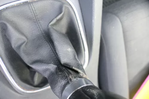 Golf 5 Schaltknauf Schaltsack Schaltung Schaltknüppel Leder 5-Gang 1K0711113BG (178495)