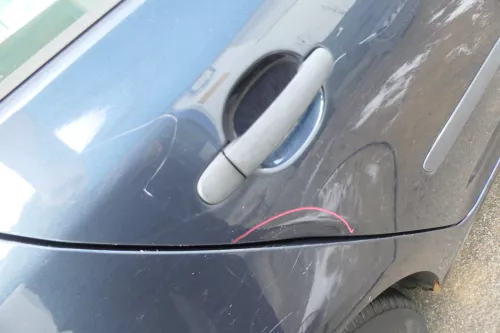 VW Golf 5 V 1K Tür  Türrahmen Türblatt hinten rechts 4/5-Türer blau LC5F (178502)