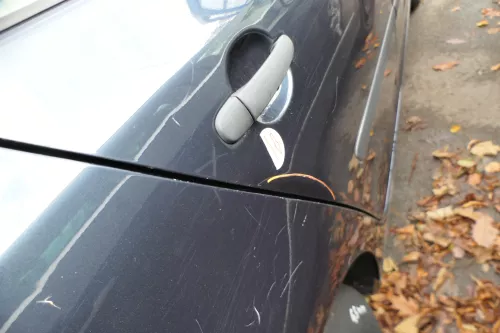 VW Golf 5 V 1K Tür  Türrahmen Türblatt hinten rechts 4/5-Türer blau LC5F (178502)