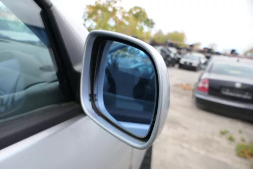 Golf 4 Bora elektrischer Spiegel vorne rechts Außenspiegel grau silber LA7W Glas (178519)