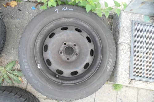 2x VW Golf 4 Bora 175/70 R14 84T M+S Winterreifen Reifen 6jx14H2 ET38 6-7mm (178542)