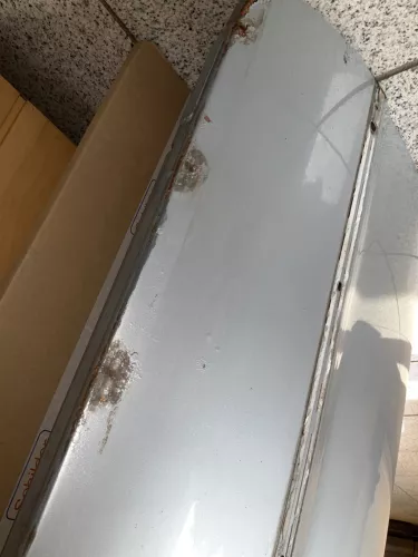 A4 B5 Tür nur Türblatt vorne links Fahrertür silbrer LY7M Kombi od Limo - Rost (178545)