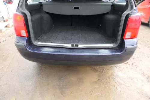 VW Passat 3B 3B5 Kombi Stoßstange hinten Heckstoßstange Stoßfänger blau LN5Y