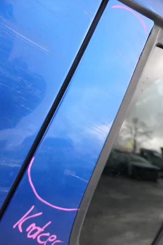 Skoda Fabia 5J Limousine Tür hinten rechts blau LF5W (178613)