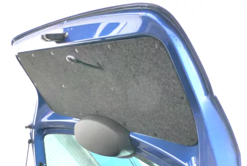 Skoda Fabia 5J Limo Abdeckung Verkleidung Kofferraum hinten Heckklappe Deckel