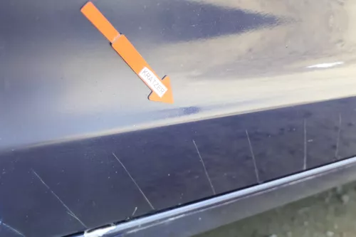VW Polo 9N 9N3 Tür vorne links Fahrertür 4/5-Türer blau LB5N ohneAnbauteile (178647)