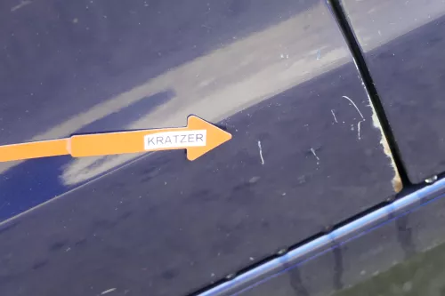 VW Polo 9N 9N3 Tür vorne links Fahrertür 4/5-Türer blau LB5N ohneAnbauteile (178647)