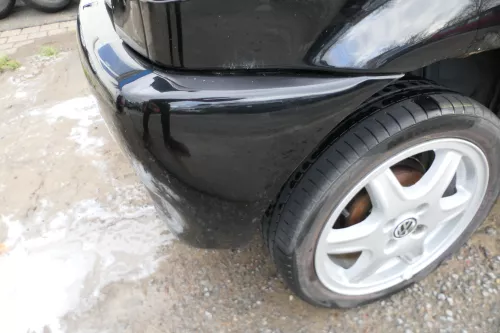 VW Polo 6N Stoßstange hinten breite Styling XXL Heckstoßstange schwarz L041 (178660)