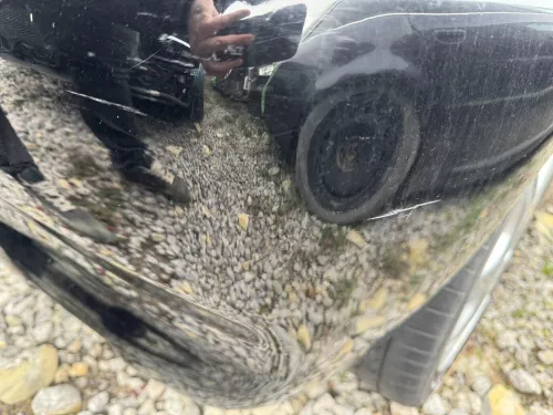 VW Polo 6N Stoßstange hinten breite Styling XXL Heckstoßstange schwarz L041 (178660)