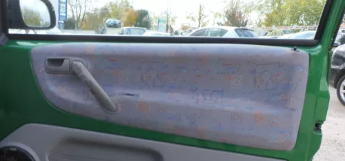 1x VW Lupo Arosa Türverkleidung Verkleidung Tür vorne rechts oben grau