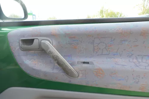 1x VW Lupo Arosa Türverkleidung Verkleidung Tür vorne rechts oben grau (178684)