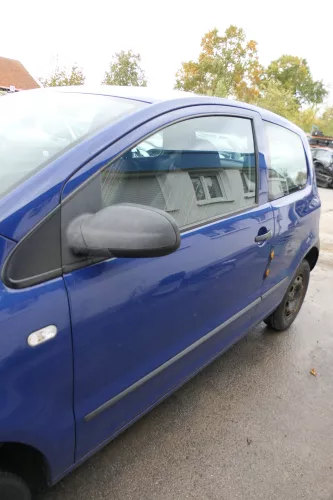 VW Fox 5Z Tür vorne links Fahrertür blau LL5M (178785)