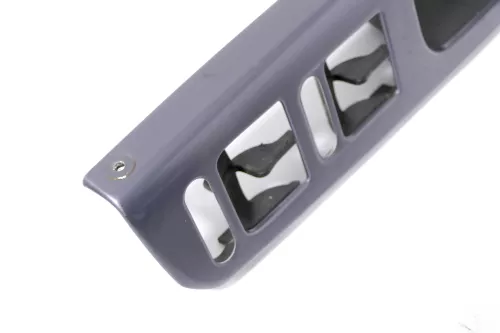 VW Golf 4 Schalter elektrische Fensterheber 4-Fach links Griff Dekor grau lackie (178817)
