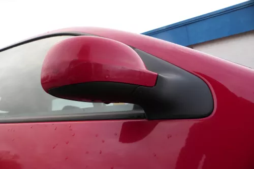 Golf 4 Bora elektrischer Spiegel vorne rechts Außenspiegel rot LY3D Glas (178894)