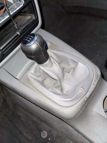 VW Passat 3B 3BG Schaltknauf Schaltsack Schaltung Schaltknüppel 5-Gang grau (178922)