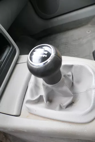 VW Passat 3B 3BG Schaltknauf Schaltsack Schaltung Schaltknüppel 5-Gang grau