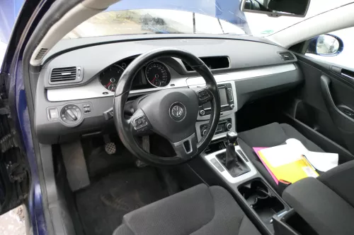 Passat 3C Mittelkonsole Verkleidung Klappe Abdeckung Dekor silber matt chrom Asc