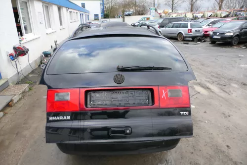 VW Sharan 7M 7M3 Heckklappe Scheibe Klappe hinten ab Bj.2000 schwarz L041 (178994)