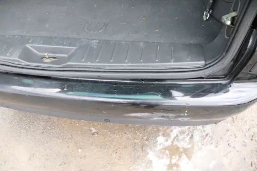 VW Sharan Alhambra 7M Stoßstange hinten Heckstoßstange schwarz L041 Facelift PDC (178996)