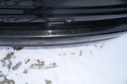 VW Sharan Alhambra 7M Stoßstange hinten Heckstoßstange schwarz L041 Facelift PDC (178996)