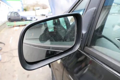 VW Sharan Alhambra elektrischer Spiegel Außenspiegel links schwarz matt (179001)