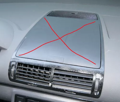 Sharan Lüftungsdüse Düse Lüftung Blende Frischluftausströmer  - OHNE FACH