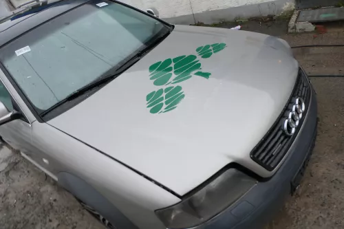 A6 4B Motorhaube Klappe vorn (bis ca. Ende 2001) mit Grill Allroad 4Z grau (179217)