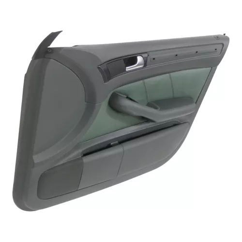 1x Audi A6 4B Türverkleidung Verkleidung Tür vorne rechts Leder grün farngrün (179246)