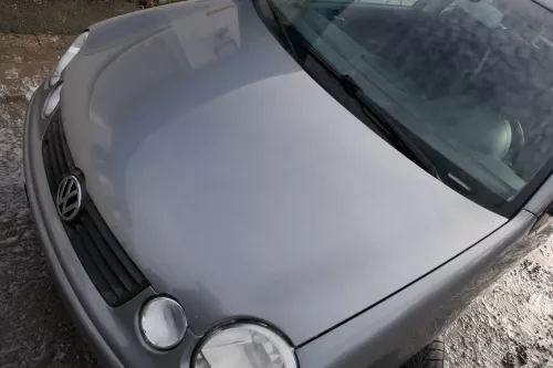 VW Polo 9N Motorhaube Klappe vorne silber grau LD7W bisca.Bj.2004 (179412)