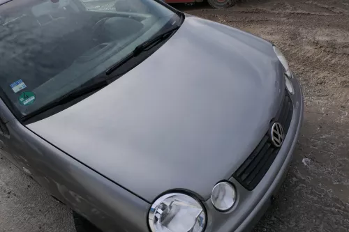VW Polo 9N Motorhaube Klappe vorne silber grau LD7W bisca.Bj.2004 (179412)