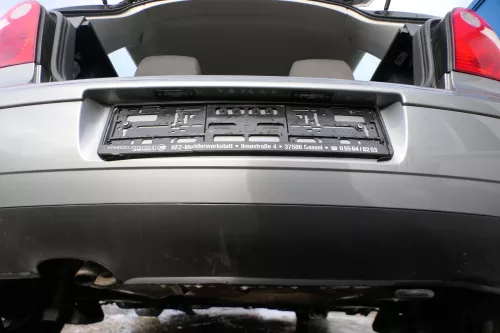 VW Polo 9N 9N3 Stoßstange Heckstoßstange hinten grau LD7W (179426)