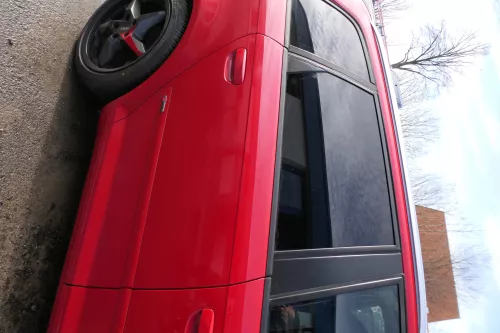 Audi A3 8P 4/5-Türer Tür hinten rechts Rahmen Türblatt rot LY3J Sportback (179478)