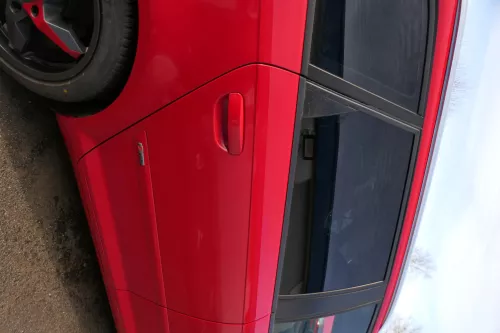 Audi A3 8P 4/5-Türer Tür hinten rechts Rahmen Türblatt rot LY3J Sportback (179478)