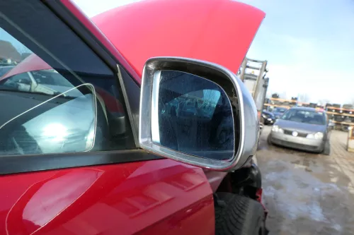 2xAudi A3 8P elektrischer Spiegel Außenspiegel vorne links + rechts silber chrom (179481)