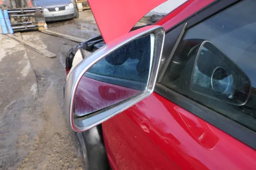 2xAudi A3 8P elektrischer Spiegel Außenspiegel vorne links + rechts silber chrom (179481)