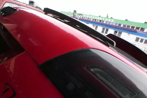 Audi A3 8P 4/5-Türer Heckklappe Klappe hinten rot LY3J Spoiler Scheibe (179495)