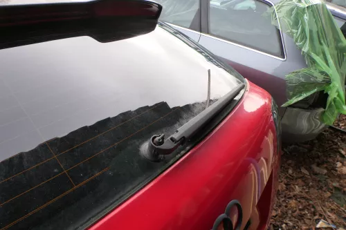 Audi A3 8P 4/5-Türer Heckklappe Klappe hinten rot LY3J Spoiler Scheibe (179495)