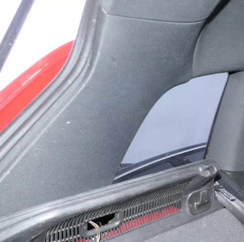 2x A3 8P D-Säulen Verkleidung rechts hinten + links Abdeckung oben schwarz