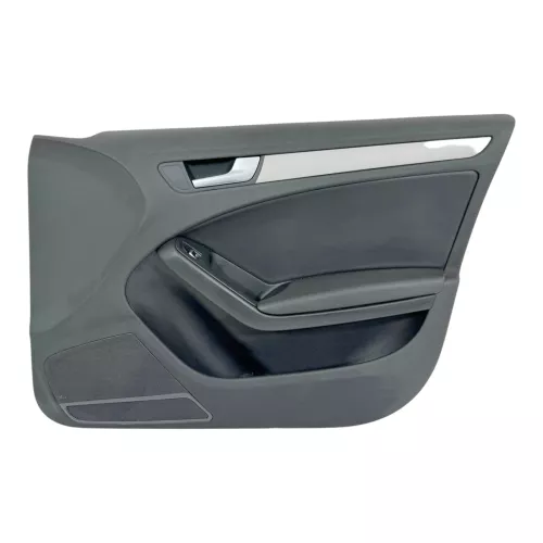 1x A4 8K B8 Türverkleidung Verkleidung Tür vorne rechts schwarz schwarz K- Leder