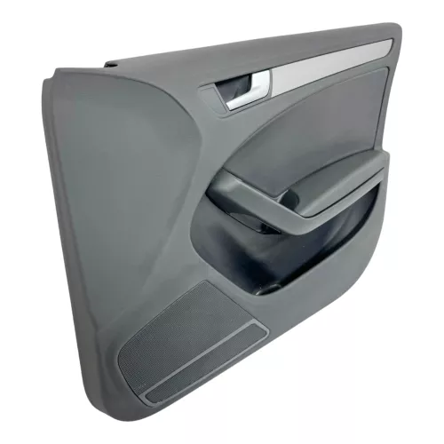 1x A4 8K B8 Türverkleidung Verkleidung Tür vorne rechts schwarz schwarz K- Leder (179602)