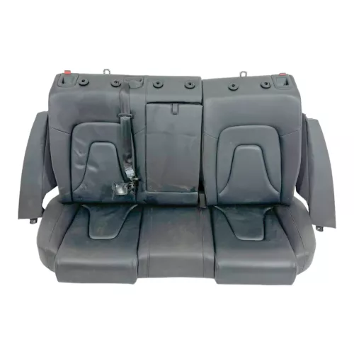 A4 8K B8 Sitz Rückbank Rücksitzbank hinten 3-Punkt-Gurt schwarz soul Leder