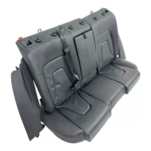 A4 8K B8 Sitz Rückbank Rücksitzbank hinten 3-Punkt-Gurt schwarz soul Leder (179624)