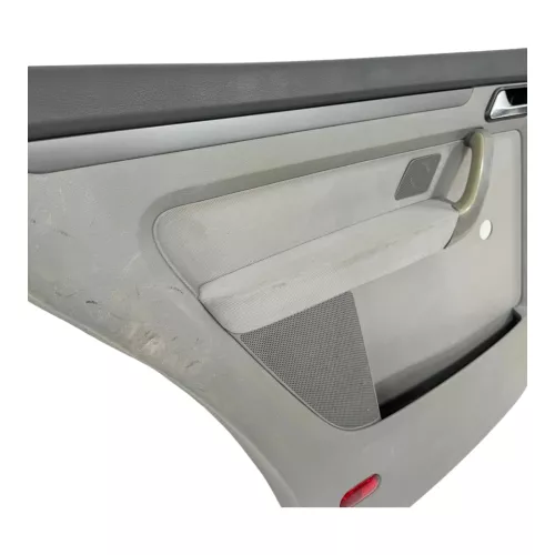 VW Touran 1x Türverkleidung Verkleidung Tür hinten links Griff Öffner - grau (179643)