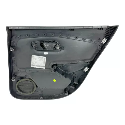 VW Polo 6R 1x Türverkleidung Verkleidung Tür 4/5-Türer hinten links schwarz (179668)