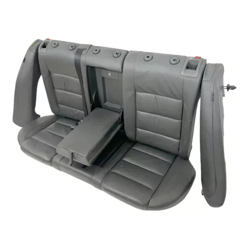 VW Jetta 1K Sitz Rückbank Rücksitzbank Sitze Leder Lehne anthrazit (179761)