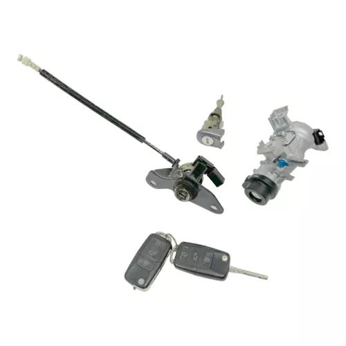 VW Jetta 2K Zündschloß Schloß Zündung 2x Schlüssel Türschloß Heckklappe