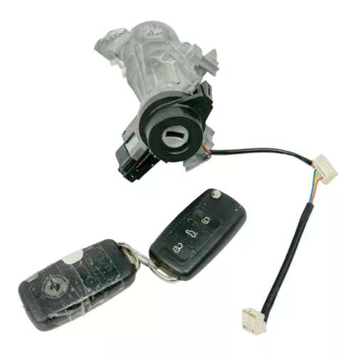 VW Sharan 7N Golf 6 Zündschloß Schloß Zündung 2x Schlüssel 1K0905851B Funk