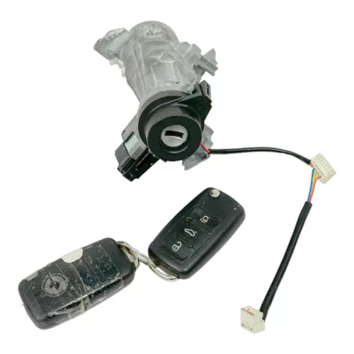 VW Sharan 7N Golf 6 Zündschloß Schloß Zündung 2x Schlüssel 1K0905851B Funk